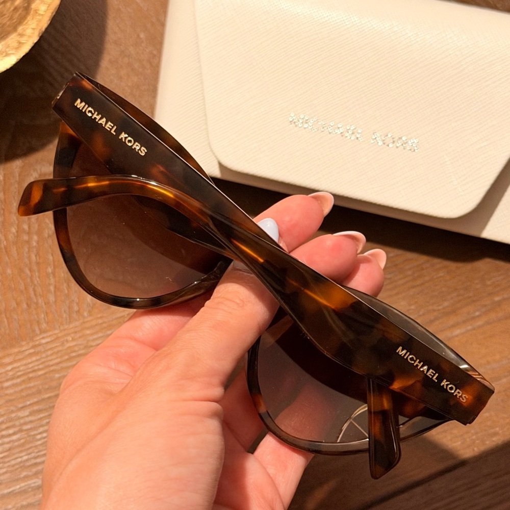 Michael Kors Brown Tortoise Sunglasses - Picture 3 of 6